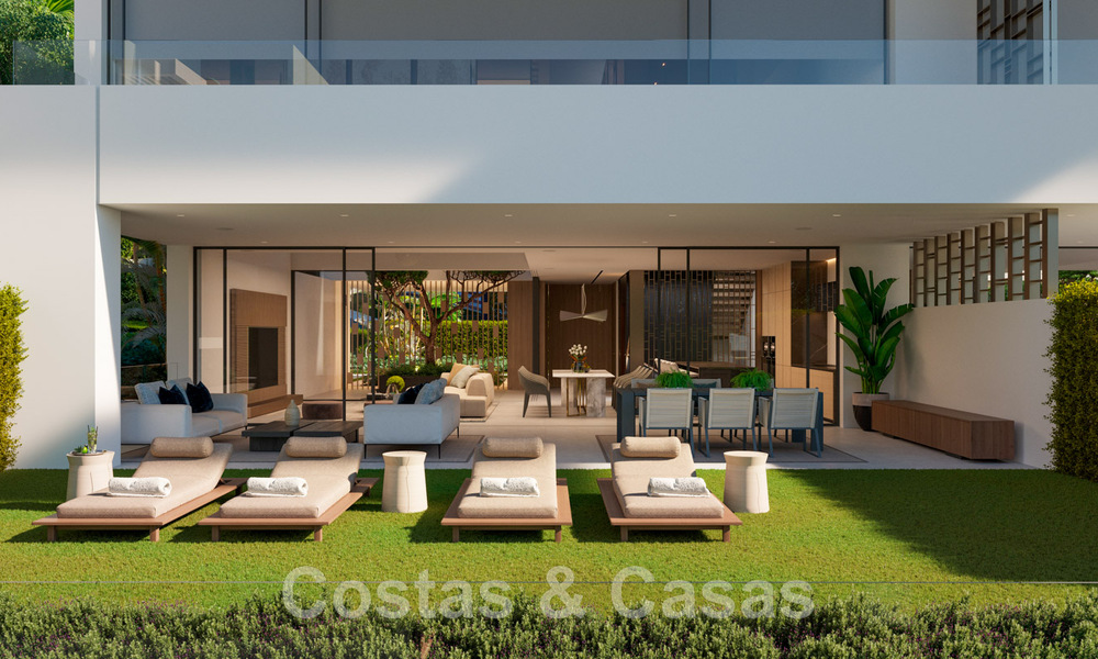 Revente! Villa de luxe à vendre dans un nouveau projet innovant composé de 12 villas ultramodernes avec vue sur la mer, sur le Golden Mile de Marbella 47768