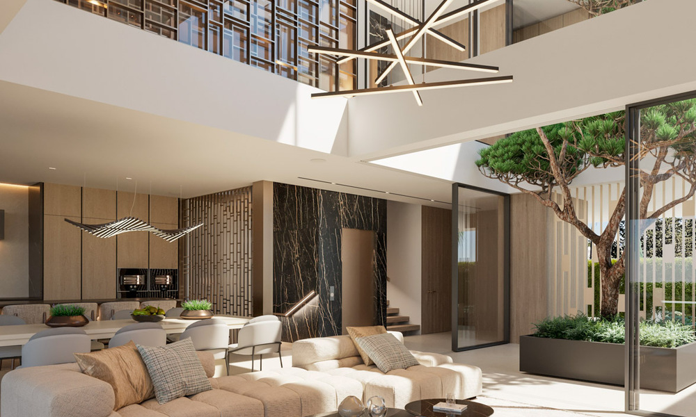 Revente! Villa de luxe à vendre dans un nouveau projet innovant composé de 12 villas ultramodernes avec vue sur la mer, sur le Golden Mile de Marbella 47769