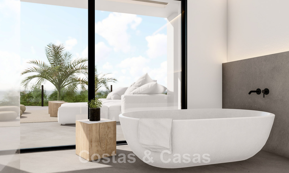 Villa contemporaine et moderne à vendre, située sur les collines d'Elviria, à l'est du centre de Marbella 48052