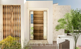 Villa de luxe exclusive à vendre avec de vastes espaces extérieurs et des vues imprenables sur la mer Méditerranée dans les collines de Benahavis - Marbella 49324 
