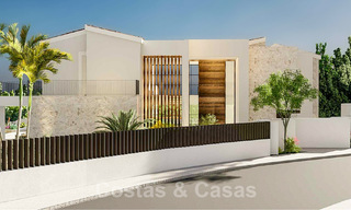 Villa de luxe exclusive à vendre avec de vastes espaces extérieurs et des vues imprenables sur la mer Méditerranée dans les collines de Benahavis - Marbella 49326 