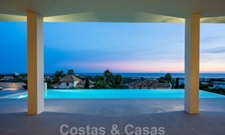 Villa design exclusive avec vue panoramique sur la mer à vendre dans un resort de golf cinq étoiles à Marbella - Benahavis 48823 