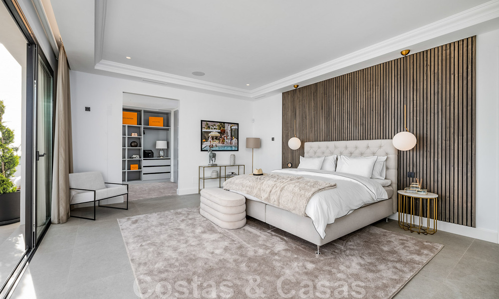 Villa design exclusive avec vue panoramique sur la mer à vendre dans un resort de golf cinq étoiles à Marbella - Benahavis 48884
