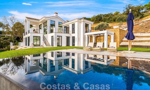 Vente d'une villa méditerranéenne de luxe avec vue imprenable sur la mer dans le complexe de golf exclusif de La Zagaleta, Benahavis - Marbella 49357