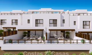 Nouvelle promotion composée de 8 maisons mitoyennes à vendre, avec vue sur les terrains de golf du très convoité complexe golfique de La Cala Golf, Mijas 53263 