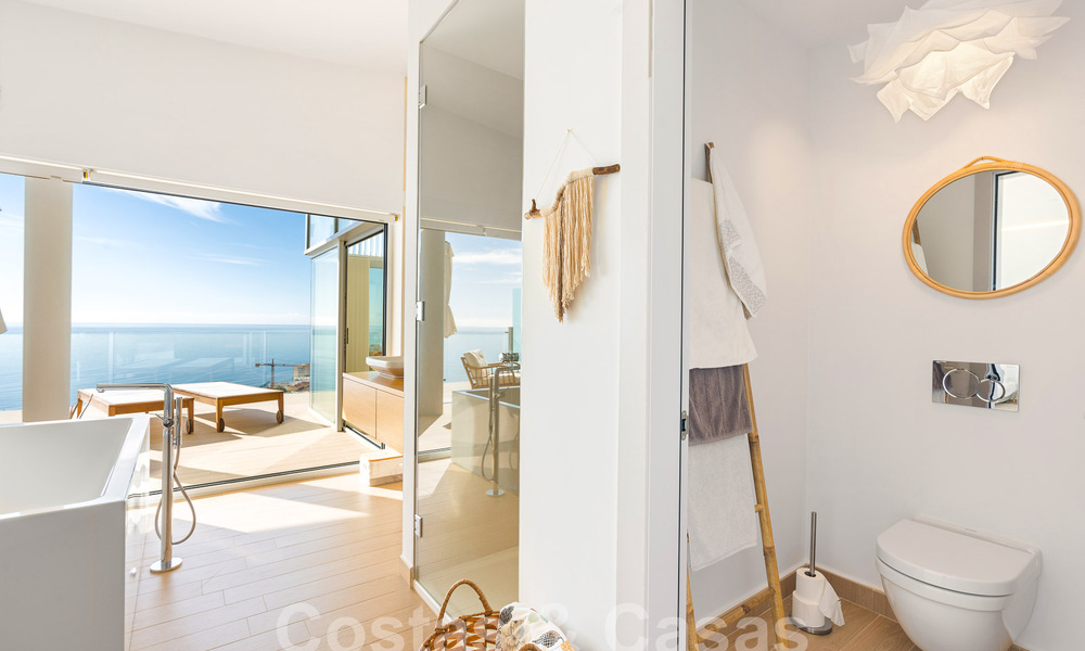 Magnifique penthouse contemporain à vendre avec une vue exceptionnelle sur la mer et à quelques pas de la plage à Fuengirola- Benalmadena, Costa del Sol 54271