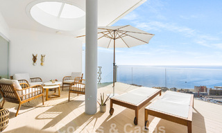 Magnifique penthouse contemporain à vendre avec une vue exceptionnelle sur la mer et à quelques pas de la plage à Fuengirola- Benalmadena, Costa del Sol 54275 