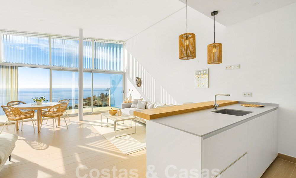 Magnifique penthouse contemporain à vendre avec une vue exceptionnelle sur la mer et à quelques pas de la plage à Fuengirola- Benalmadena, Costa del Sol 54277