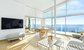 Magnifique penthouse contemporain à vendre avec une vue exceptionnelle sur la mer et à quelques pas de la plage à Fuengirola- Benalmadena, Costa del Sol 54280 