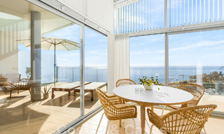 Magnifique penthouse contemporain à vendre avec une vue exceptionnelle sur la mer et à quelques pas de la plage à Fuengirola- Benalmadena, Costa del Sol 54282 