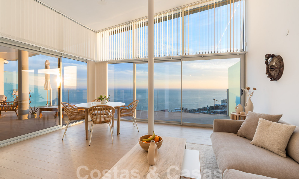 Magnifique penthouse contemporain à vendre avec une vue exceptionnelle sur la mer et à quelques pas de la plage à Fuengirola- Benalmadena, Costa del Sol 54287