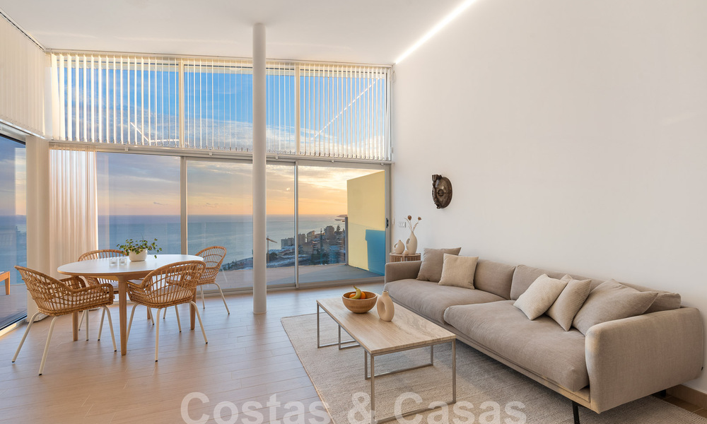 Magnifique penthouse contemporain à vendre avec une vue exceptionnelle sur la mer et à quelques pas de la plage à Fuengirola- Benalmadena, Costa del Sol 54288