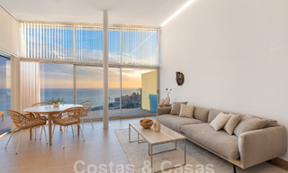 Magnifique penthouse contemporain à vendre avec une vue exceptionnelle sur la mer et à quelques pas de la plage à Fuengirola- Benalmadena, Costa del Sol 54288 