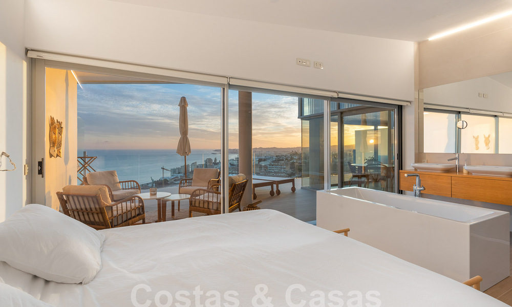 Magnifique penthouse contemporain à vendre avec une vue exceptionnelle sur la mer et à quelques pas de la plage à Fuengirola- Benalmadena, Costa del Sol 54290