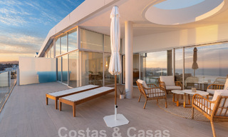 Magnifique penthouse contemporain à vendre avec une vue exceptionnelle sur la mer et à quelques pas de la plage à Fuengirola- Benalmadena, Costa del Sol 54292 