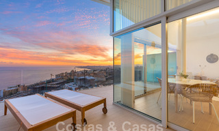 Magnifique penthouse contemporain à vendre avec une vue exceptionnelle sur la mer et à quelques pas de la plage à Fuengirola- Benalmadena, Costa del Sol 54295 