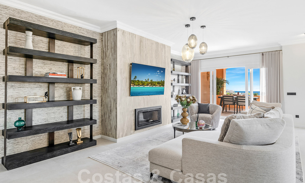 Luxueux penthouse en duplex avec vue imprenable sur la mer à vendre dans la vallée du golf de Nueva Andalucia, Marbella 54618