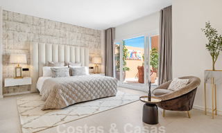 Luxueux penthouse en duplex avec vue imprenable sur la mer à vendre dans la vallée du golf de Nueva Andalucia, Marbella 54630 