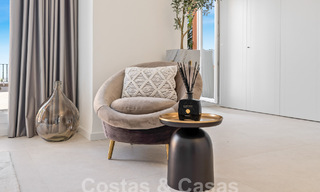 Luxueux penthouse en duplex avec vue imprenable sur la mer à vendre dans la vallée du golf de Nueva Andalucia, Marbella 54631 