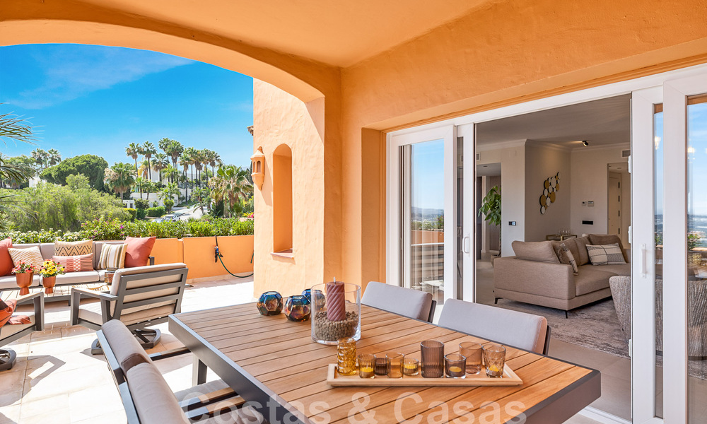 Luxueux penthouse en duplex avec vue imprenable sur la mer à vendre dans la vallée du golf de Nueva Andalucia, Marbella 54636