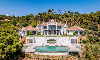 Villa de luxe à vendre avec vue sur la mer, entourée de verdure dans le complexe de golf exclusif La Zagaleta, Marbella - Benahavis 54052 