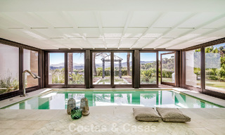 Villa de luxe à vendre avec vue sur la mer, entourée de verdure dans le complexe de golf exclusif La Zagaleta, Marbella - Benahavis 54063 