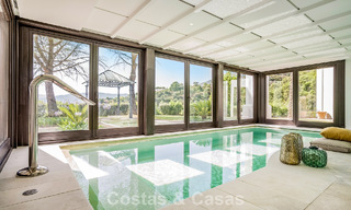 Villa de luxe à vendre avec vue sur la mer, entourée de verdure dans le complexe de golf exclusif La Zagaleta, Marbella - Benahavis 54064 