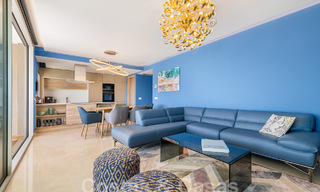 Appartement à vendre prêt à emménager avec vue sur la vallée et la mer dans le quartier exclusif de Marbella - Benahavis 55037 