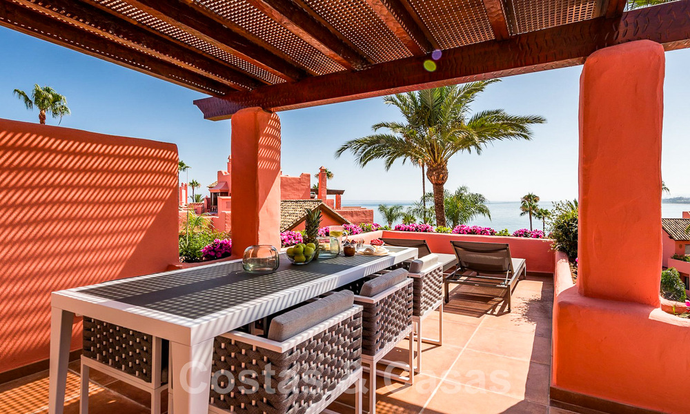 Penthouse de luxe à vendre situé au bord de mer du Nouveau Mille d'Or, Marbella - Estepona 55128