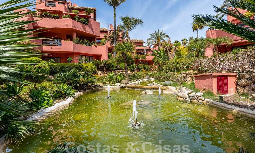 Appartement de luxe avec jardin à vendre dans un complexe balnéaire sur le nouveau Golden Mile entre Marbella et Estepona 55281
