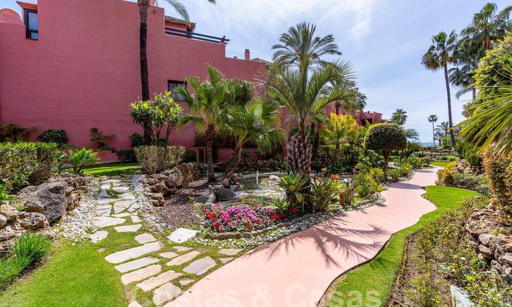 Appartement de luxe avec jardin à vendre dans un complexe balnéaire sur le nouveau Golden Mile entre Marbella et Estepona 55285
