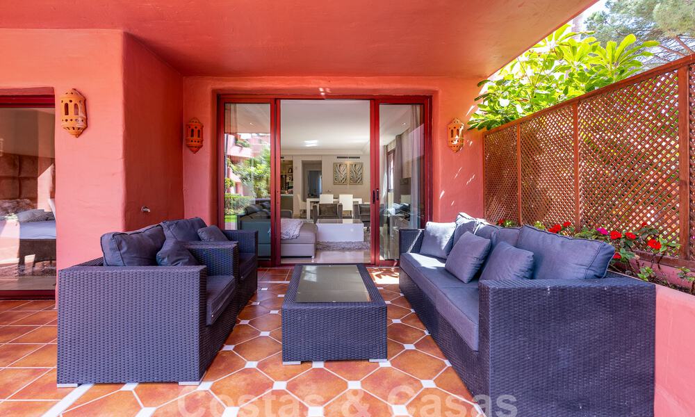 Appartement de luxe avec jardin à vendre dans un complexe balnéaire sur le nouveau Golden Mile entre Marbella et Estepona 55289
