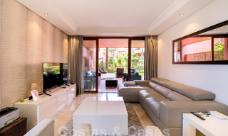 Appartement de luxe avec jardin à vendre dans un complexe balnéaire sur le nouveau Golden Mile entre Marbella et Estepona 55291 