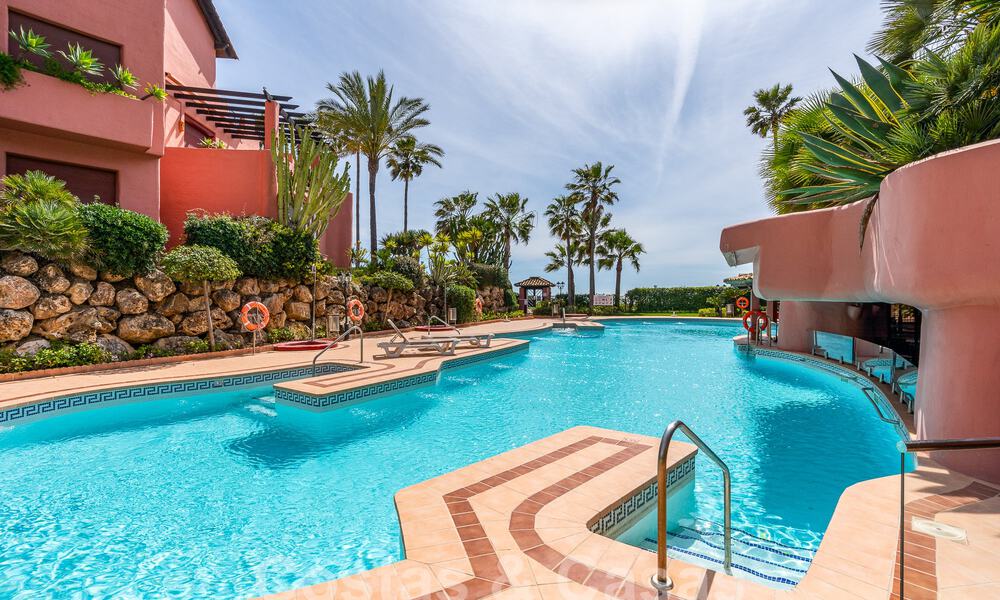 Appartement de luxe avec jardin à vendre dans un complexe balnéaire sur le nouveau Golden Mile entre Marbella et Estepona 55314