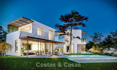 Villa de standing sur plan à vendre avec vue panoramique sur la mer à Mijas, Costa del Sol 56266