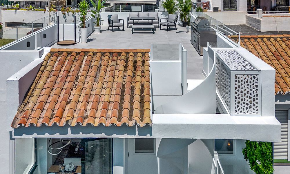 Penthouse moderne rénové à vendre dans la vallée du golf de Nueva Andalucia, Marbella 56691