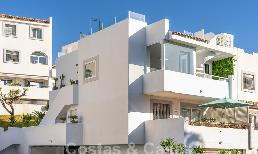 Penthouse moderne rénové à vendre dans la vallée du golf de Nueva Andalucia, Marbella 56693
