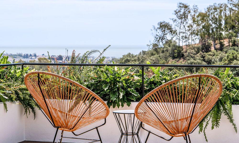 Appartement de luxe à vendre, prêt à être emménagé, avec terrasse et vue sur la mer à Marbella - Benahavis 57278