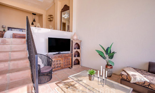 Villa de luxe espagnole à vendre avec vue panoramique sur la mer dans une communauté fermée sur les collines de Marbella 57335 