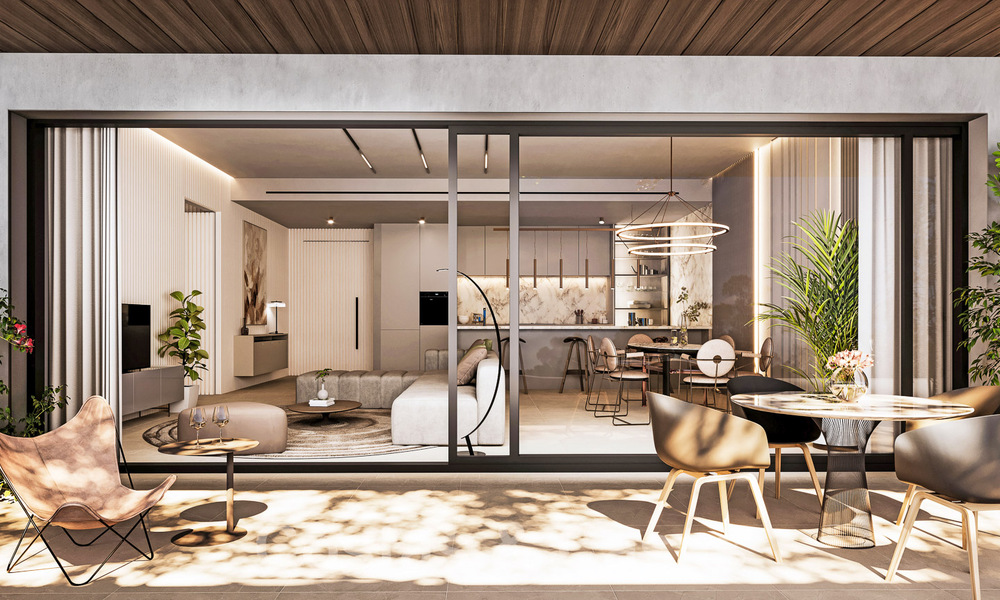 Nouveau projet innovant avec des appartements de luxe à vendre à quelques pas de toutes les commodités, du centre et de la plage de San Pedro à Marbella 56838