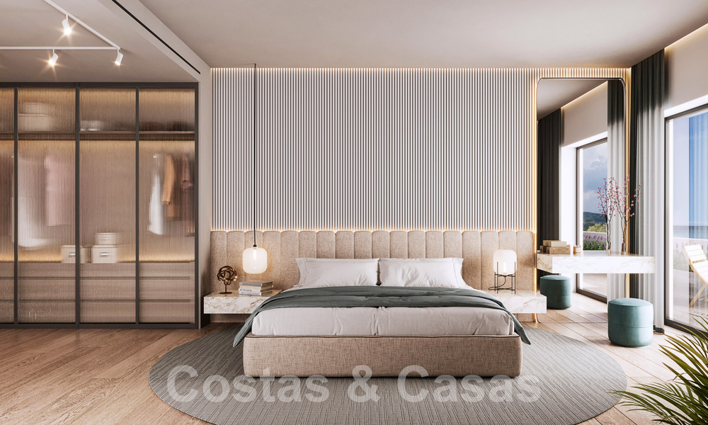 Nouveau projet innovant avec des appartements de luxe à vendre à quelques pas de toutes les commodités, du centre et de la plage de San Pedro à Marbella 56840