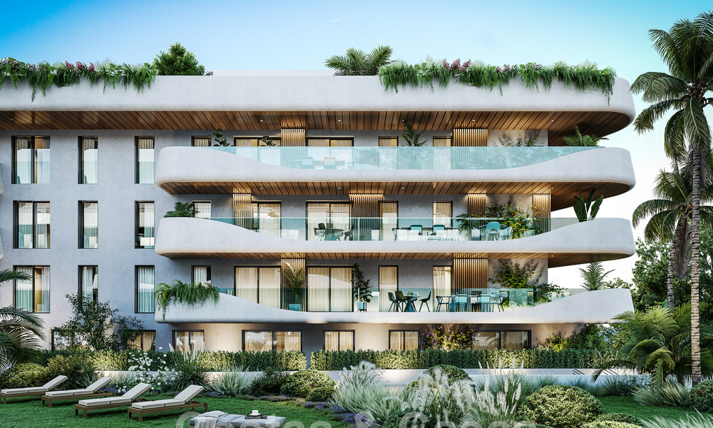 Nouveau projet innovant avec des appartements de luxe à vendre à quelques pas de toutes les commodités, du centre et de la plage de San Pedro à Marbella 56845
