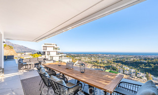 Appartement de charme à vendre avec vue panoramique sur la mer, dans un complexe fermé sur les colline s de Marbella - Benahavis 57747 