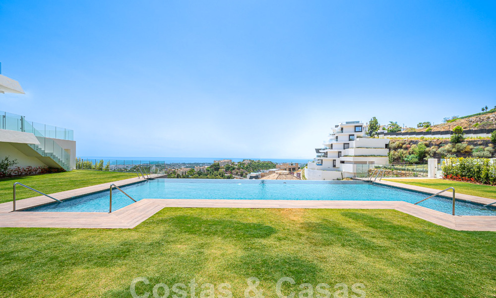 Appartement de charme à vendre avec vue panoramique sur la mer, dans un complexe fermé sur les colline s de Marbella - Benahavis 57765
