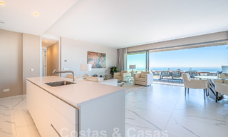 Appartement de charme à vendre avec vue panoramique sur la mer, dans un complexe fermé sur les colline s de Marbella - Benahavis 57774 