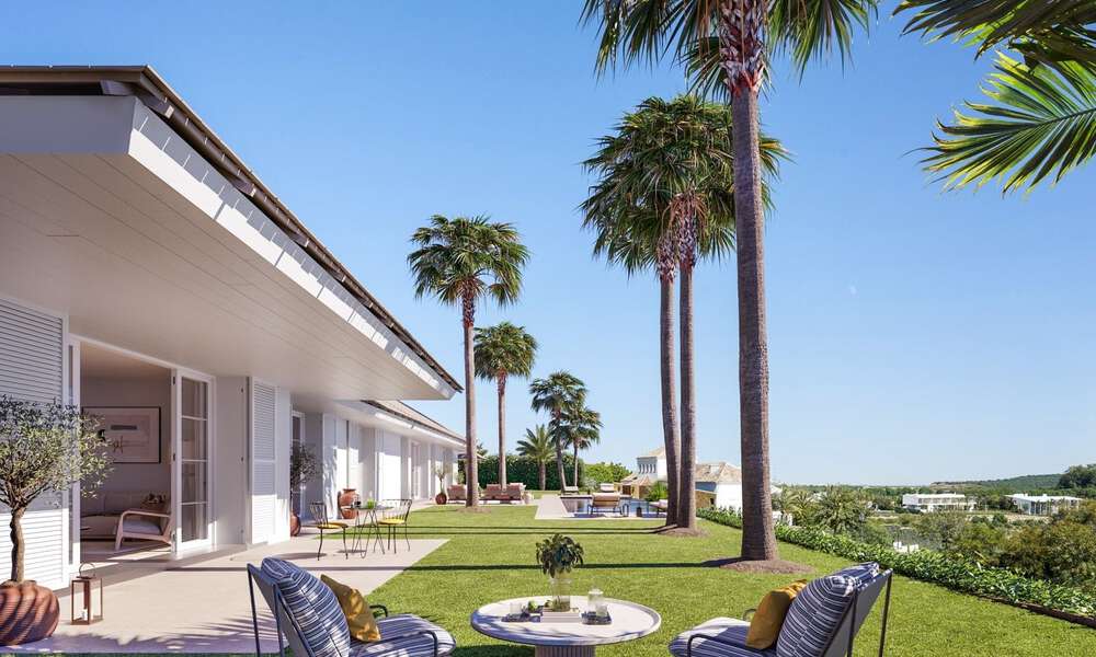 Nouvelle villa de luxe avec piscine à débordement et vue panoramique sur la mer à vendre sur plan, dans un complexe de golf 5 étoiles sur la Costa del Sol 57863