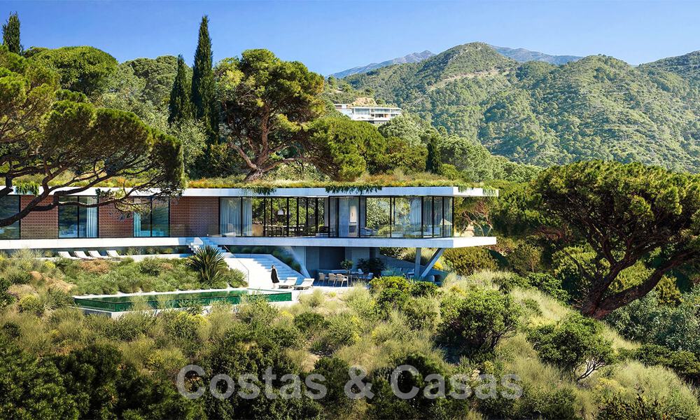 Nouvelle villa design haut de gamme à vendre entièrement nichée dans la nature sur les collines de Marbella - Benahavis 57908