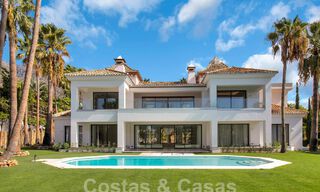 Villa de luxe méditerranéenne moderne, prête à être emménagée, à vendre à Sierra Blanca sur le Golden Mile de Marbella 58986 