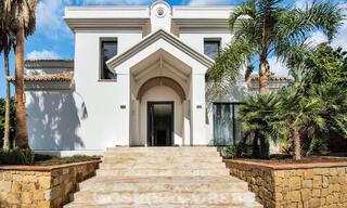 Villa de luxe méditerranéenne moderne, prête à être emménagée, à vendre à Sierra Blanca sur le Golden Mile de Marbella 58989 