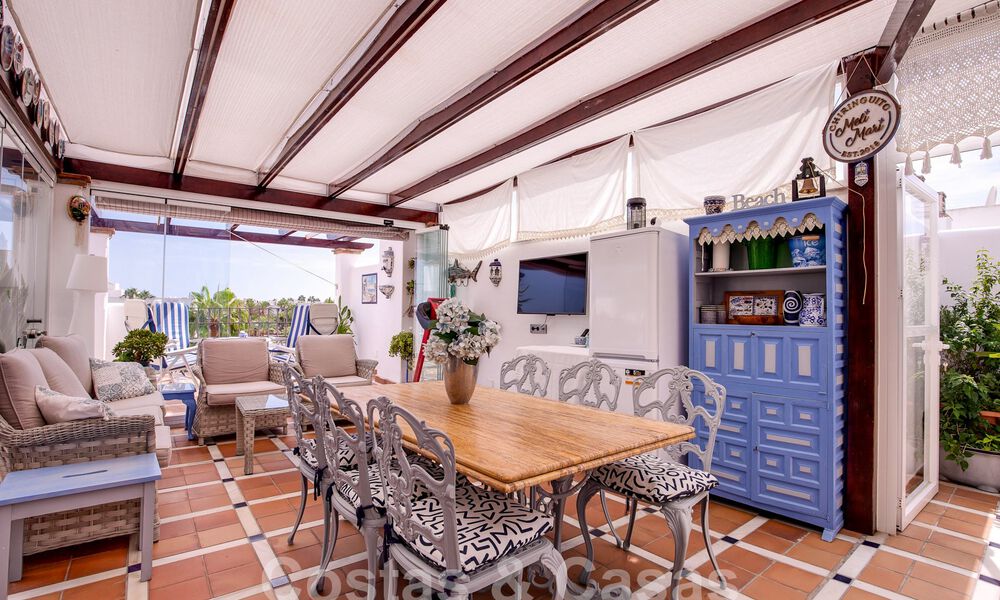 Penthouse à vendre avec solarium et vue à 360°, à deux pas de la plage et du centre de Puerto Banus, Marbella 59044